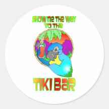 Show me the way to the TIKI BAR Sticker