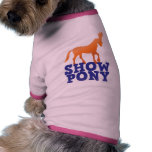 Show pony pet clothing