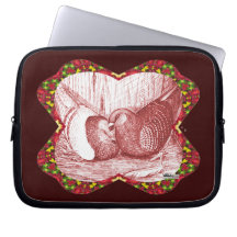 Show Racers In Red Laptop Sleeves