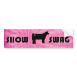 Show Swag Bumper Sticker bumper stickers