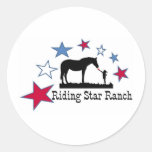 Show you support with the Riding Star Ranch Logo Stickers