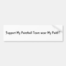 Show your Paintball Pride Bumper Stickers