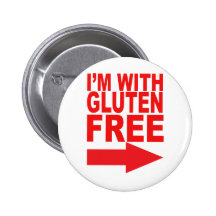 Show your support for your Gluten-Free loved one! Pinback Button