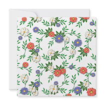 Shower of Flowers and Vines Invites