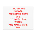 SHOWER together postcards