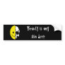 Shreaded Smiley Bumper Sticker