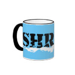 shred. b&w. mugs