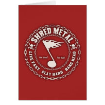 Shred Metal Card
