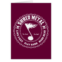 Shred Metal Card