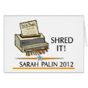 Shred the constitution cards