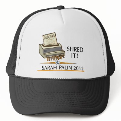 Shred the constitution hats by 2GIOSdotCOM