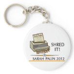 Shred the constitution keychains