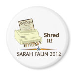 Shred the Constitution Fridge Magnet