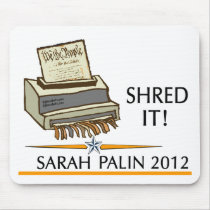 Shred the constitution mousepad