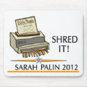 Shred the constitution mousepads
