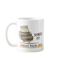 Shred the constitution mugs