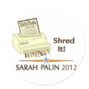 Shred the Constitution stickers