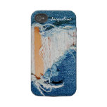 Shredded Threads - Ripped Denim Blue Jeans casemate cases