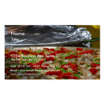 Shrimp Paella Pan Business Card