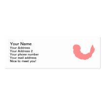 Shrimp prawn business card template