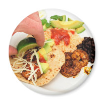 Shrimp Taco Fridge Magnet