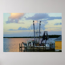 Shrimpers End Of Day Posters