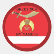 Shrine Greetings Sticker