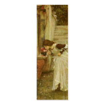 Shrine, JW Waterhouse, Vintage Victorian Portrait Business Cards