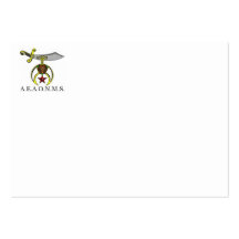 Shriner Prince Hall Business Card