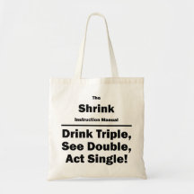 shrink tote bag