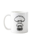 SHROOM! -b/w Coffee Mug