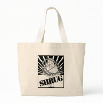 SHRUG Inspired by the Novel Atlas Shrugged Bags