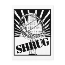 SHRUG Inspired by the Novel Atlas Shrugged Postcards