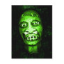 Shrunken Head Zombie Postcard