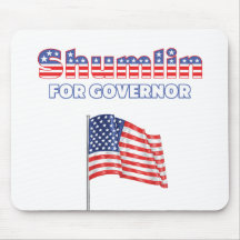 Shumlin for Governor Patriotic American Flag Mousemat