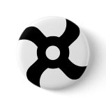 shuriken black ninja star buttons