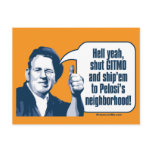Shut Gitmo - Sarcastic Workman postcards