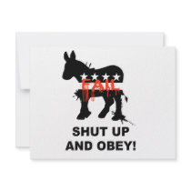 Shut up and obey invites