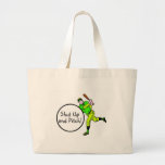 Shut Up And Pitch Baseball Tote Bags