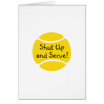 Shut Up And Serve Cards
