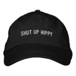 shut up hippy embroidered hats