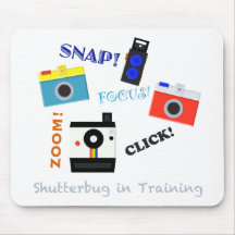 Shutterbug in Training Mousepad
