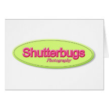 Shutterbugs oval note card