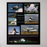 Shuttle collage print