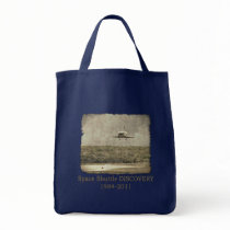 Shuttle DISCOVERY Commemorative Tshirt Canvas Bags