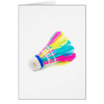 Shuttlecock Greeting Card