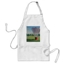 "Shuttlecocks" Paul Jackson Watercolor Aprons