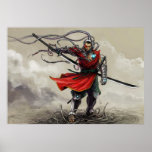 SHWANN: The Futuristic Samurai DJ Print