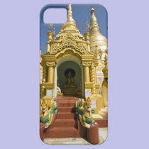 Shwedagon Pagoda (Paya), large temple site that 4 casemate cases