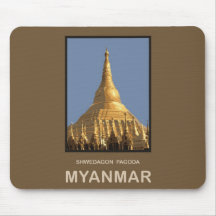 Shwedagon Pagoda Yangon Myanmar Mouse Pad